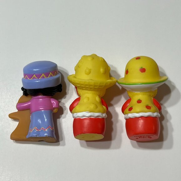 Lot of 6 Strawberry Shortcake Vinyl Berrykins Doll Figures Vintage Collectibles - Picture 6 of 6